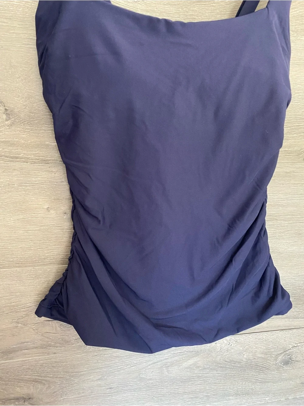 Athleta Square Neck Bra Cup Tankini Swim Top